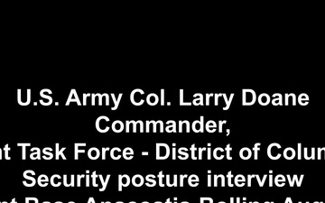 Security Posture Interview with JTF-DC Commander