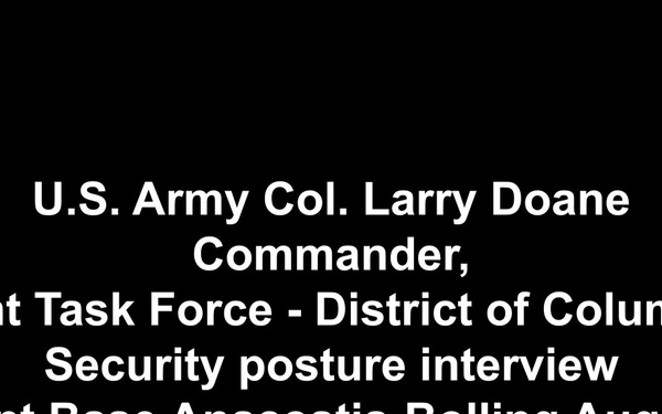 Security Posture Interview with JTF-DC Commander