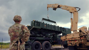 B-Roll: Tenacious Archer 25 Patriot Advanced Capability 2 Interceptor Missile Upload Operations