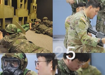 Former KATUSAs undergo mobilization exercise at Camp Humphreys