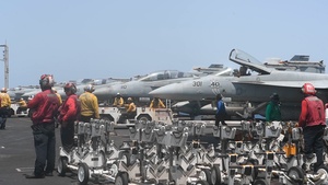 Nimitz Sailors Conduct Routine Operations