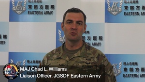 ASAKA, Japan (Aug. 25, 2025) - MAJ Williams