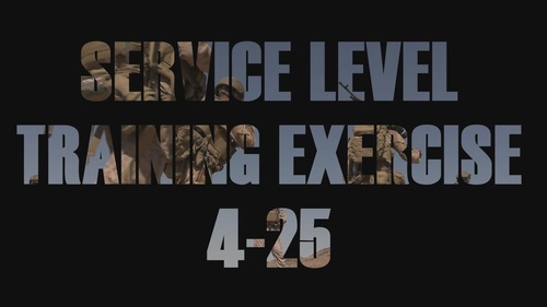 Service Level Training Exercise 4-25 Production