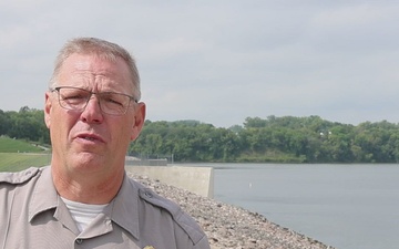 Corps of Engineers conducts periodic inspection at Homme Dam