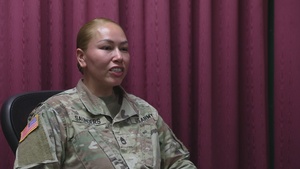 Sgt. First Class Nika Saunders shares experience as Women, Peace and Security focal point during Khaan Quest 2025