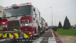 AFN Naples Video Spot - Emergency Dispatch Numbers Video