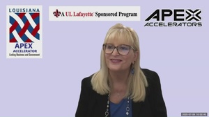 Louisiana APEX Accelerator Webinar