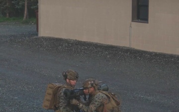 B-Roll: U.S. Marines with 3rd Bn., 4th Marines, conduct MAAWS range training during Arctic Edge 25
