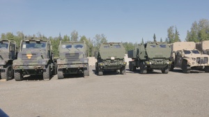 B-Roll: U.S. Marine with 2nd Bn., 14th Marines integrate with U.S. Air Force during Arctic Edge 25
