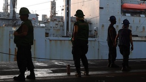 Nimitz Conducts a Replenishment-at-Sea