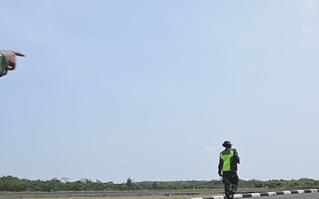 ‘First’ for Super Garuda Shield: C-130 lands at Gatot Sobroto Airfield B-Roll