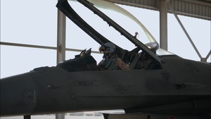 USAF and EAF Falcons Takeoff in support of BRIGHT STAR 25