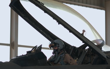 USAF and EAF Falcons Takeoff in support of BRIGHT STAR 25
