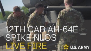 12th Combat Aviation Brigade Employs SPIKE NLOS Missile System in Historic Live-Fire Event