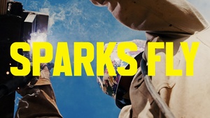 Sparks Fly Cinematic: Seabees Demonstrate Their Welding Skills