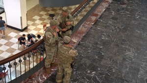 Task Force Magnolia patrolling Union Station