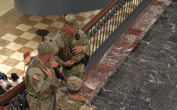Task Force Magnolia patrolling Union Station