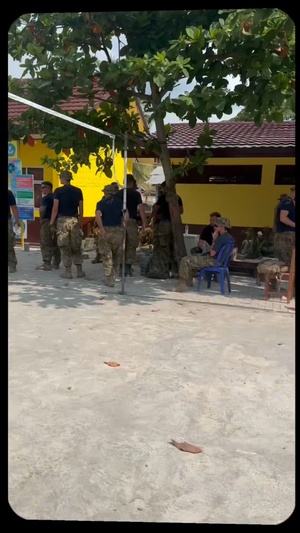 Engineers reconstruct school during SGS 25