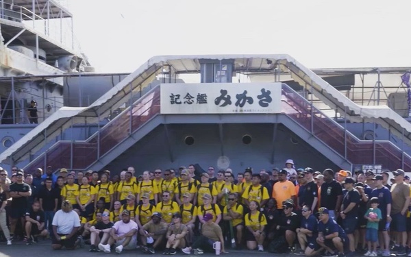 Mikasa Battleship Cleanup