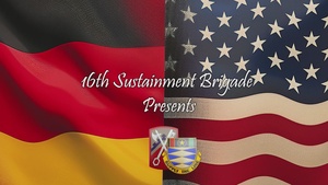 German and American one year partnership anniversary celebration