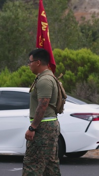 Get Motivated! Be Dedicated! 1st CRR Marines execute Moto Run