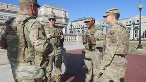 Louisiana Army National Guard Patrols Union Station
