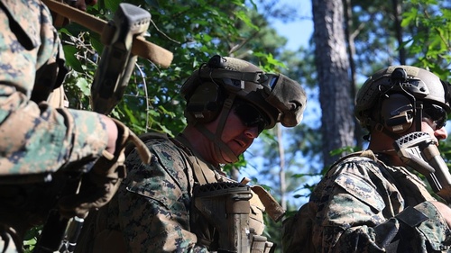 Fox Co. Marines refine breaching skills on demolition range