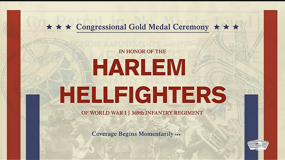 DVIDS - Video - Harlem Hellfighters Receive Congressional Gold Medal