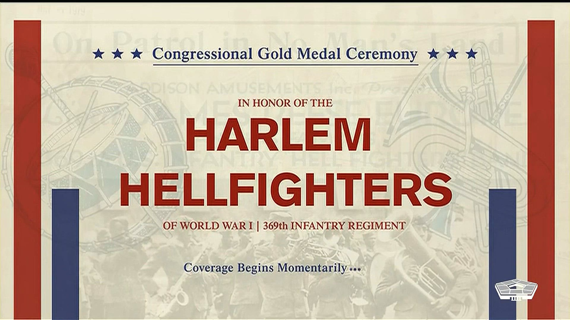 Defense Secretary Pete Hegseth joins congressional leaders to honor the 369th Infantry Regiment of the New York National Guard, also known as the Harlem Hellfighters, to recognize their actions during World War I, at a Congressional Gold Medal ceremony in the Capitol, Sept. 3, 2025. The medal is the highest honor Congress can bestow.    
