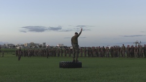 Sergeant Major of the Marine Corps leads run with 1st MAW staff noncommissioned officers
