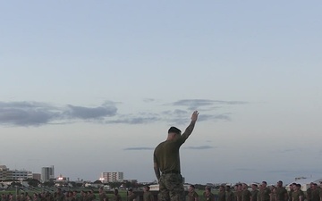 Sergeant Major of the Marine Corps leads run with 1st MAW staff noncommissioned officers