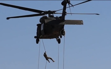 The Sabalauski Air Assault School Conducts UH-60 Black Hawk Rappels in Romania (Reel)