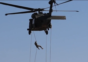 The Sabalauski Air Assault School Conducts UH-60 Black Hawk Rappels in Romania (Reel)