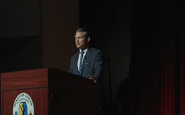 Hegseth Speaks at Officer Candidate School Graduation