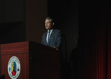 Hegseth Speaks at Officer Candidate School Graduation