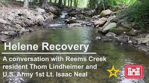 Helene Recovery: A conversation with Reems Creek resident Thom Lindheimer and U.S. Army 1st Lt. Isaac Neal