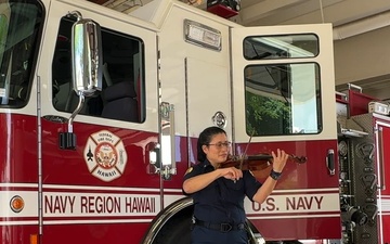 Violinist Finds Rewarding Career as a Federal Firefighter and Paramedic