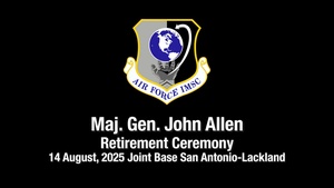 Maj. Gen. John Allen retires after 33-year career