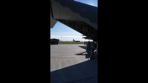 ARCTIC EDGE 25: 27 SOW MC-130 Commando II loads Marine Corps Vehicle