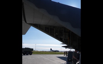 ARCTIC EDGE 25: 27 SOW MC-130 Commando II loads Marine Corps Vehicle