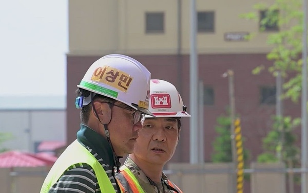 Corps of Engineers drives progress at Camp Humphreys.