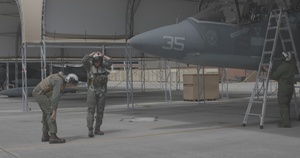 Deputy Commandant of Combat Development and Integration visits VMA-223 (B-Roll)