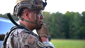 Green Berets and Airmen conduct CQB night ops at Sage 25-4