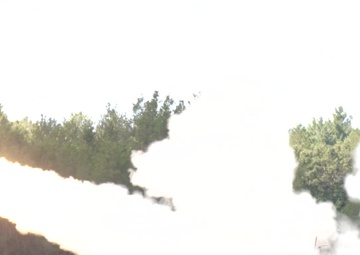 1-121st FA firing HIMARS at Fort McCoy