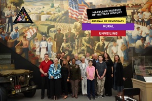 MDNG Unveils Historic WWII Mural