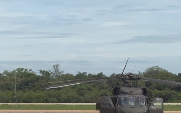 BROLL: UH60 flight during Enduring Partners in Thailand