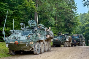 1/2 CAV Conducts Tactical Patrols during Saber Junction 25