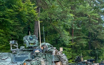 1/2 CAV Conducts Tactical Patrols during Saber Junction 25