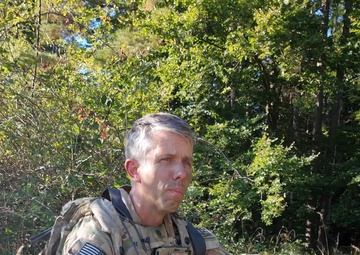 1st Squadron, 2nd Cavalry Regiment Commander Lt. Col. Ryan David Conducts Interview during Saber Junction 25