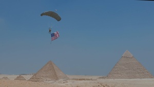 BRIGHT STAR 25: Military Free Fall over The Great Pyramids of Giza